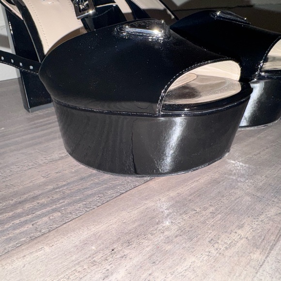 Prada Glossy Black Women's Sandals - Picture 3 of 6